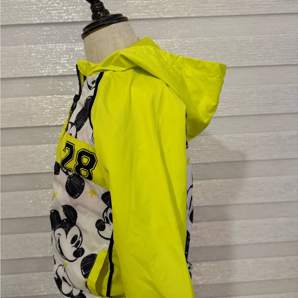 Disney Collection Boys Water Resistant Mickey Mouse Lightweight Raincoat, Sz. 4 - Picture 5 of 8